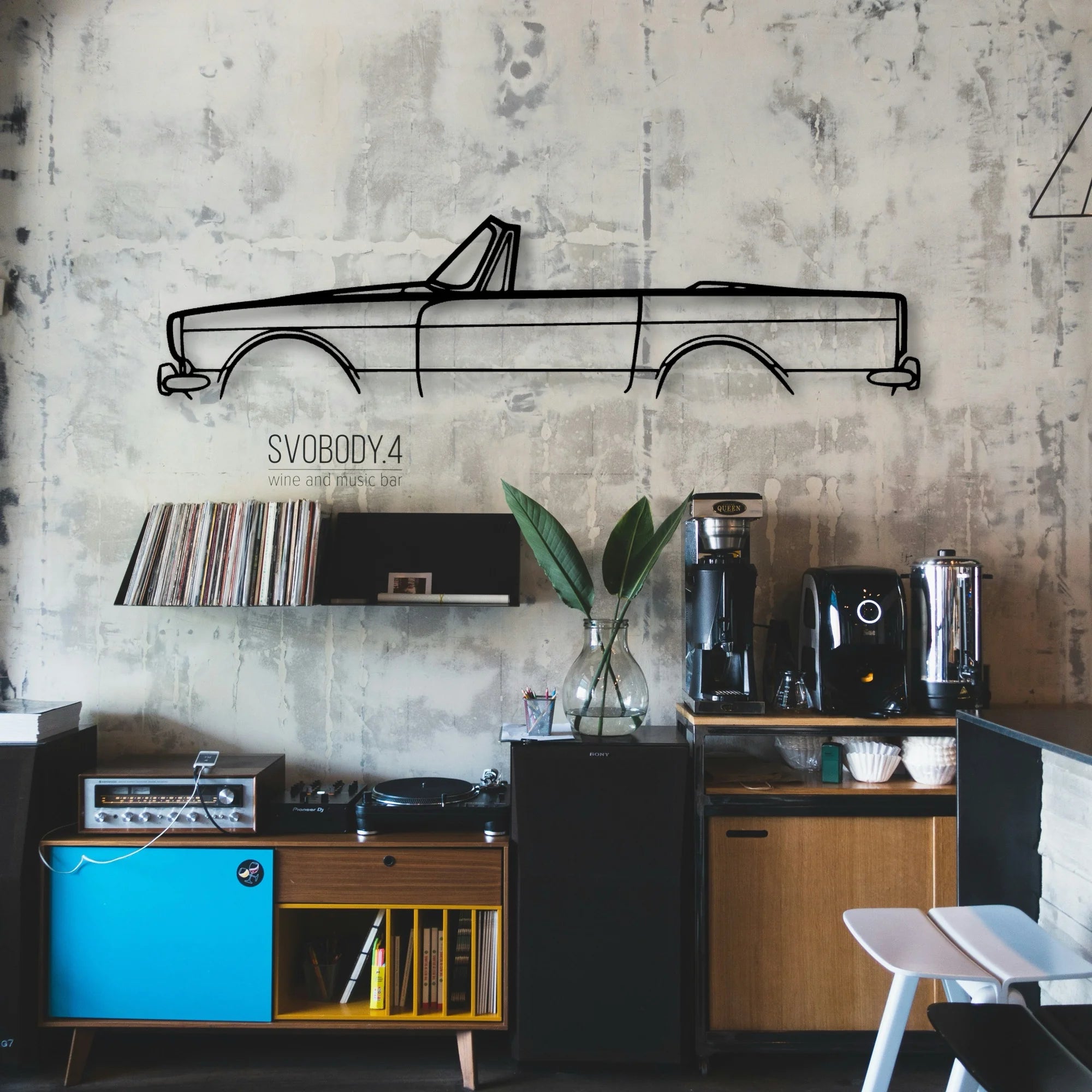 Tiger MK1A 1965 Classic Silhouette Metal Wall Art - Automotive Garage Decor