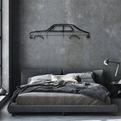 Torana Coupe 1973 Classic Silhouette Metal Wall Art - Automotive Garage Decor