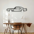 Trans Am 1969 Classic Silhouette Metal Wall Art - Automotive Garage Decor