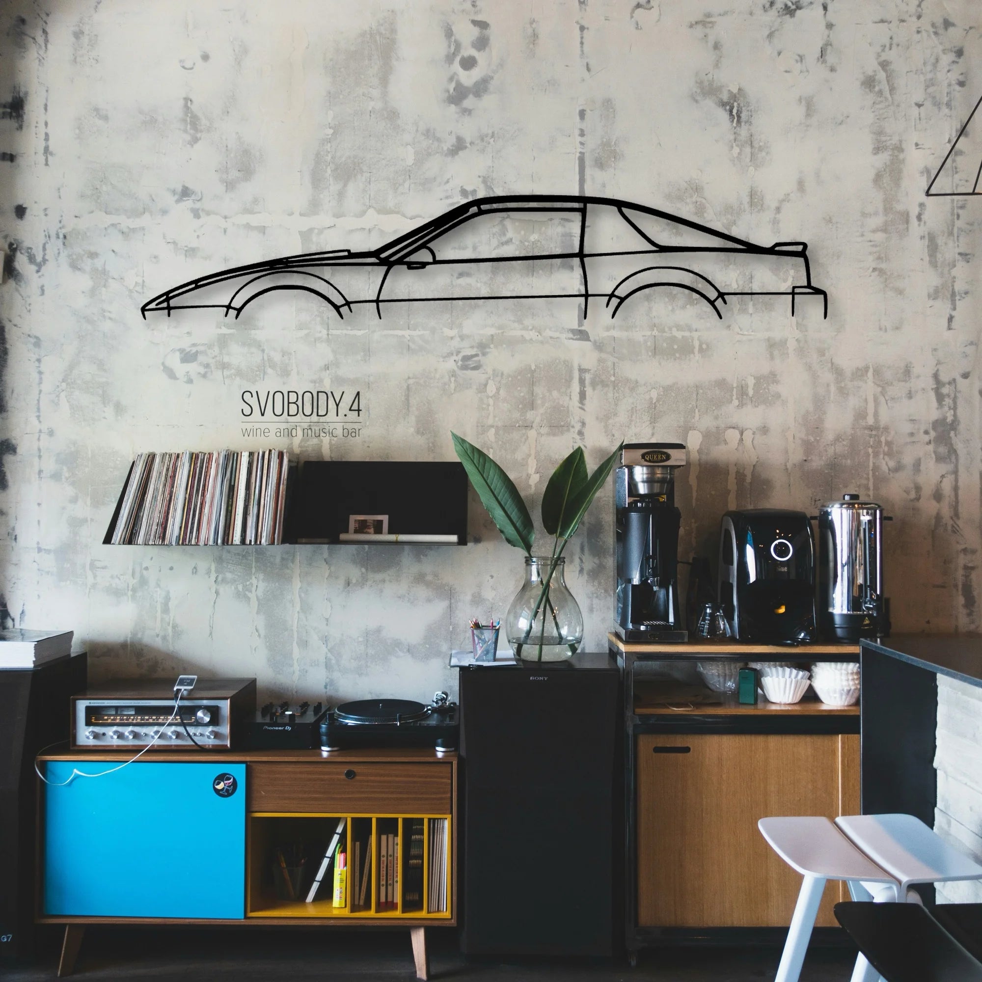 Trans Am 1982 Classic Silhouette Metal Wall Art - Automotive Garage Decor