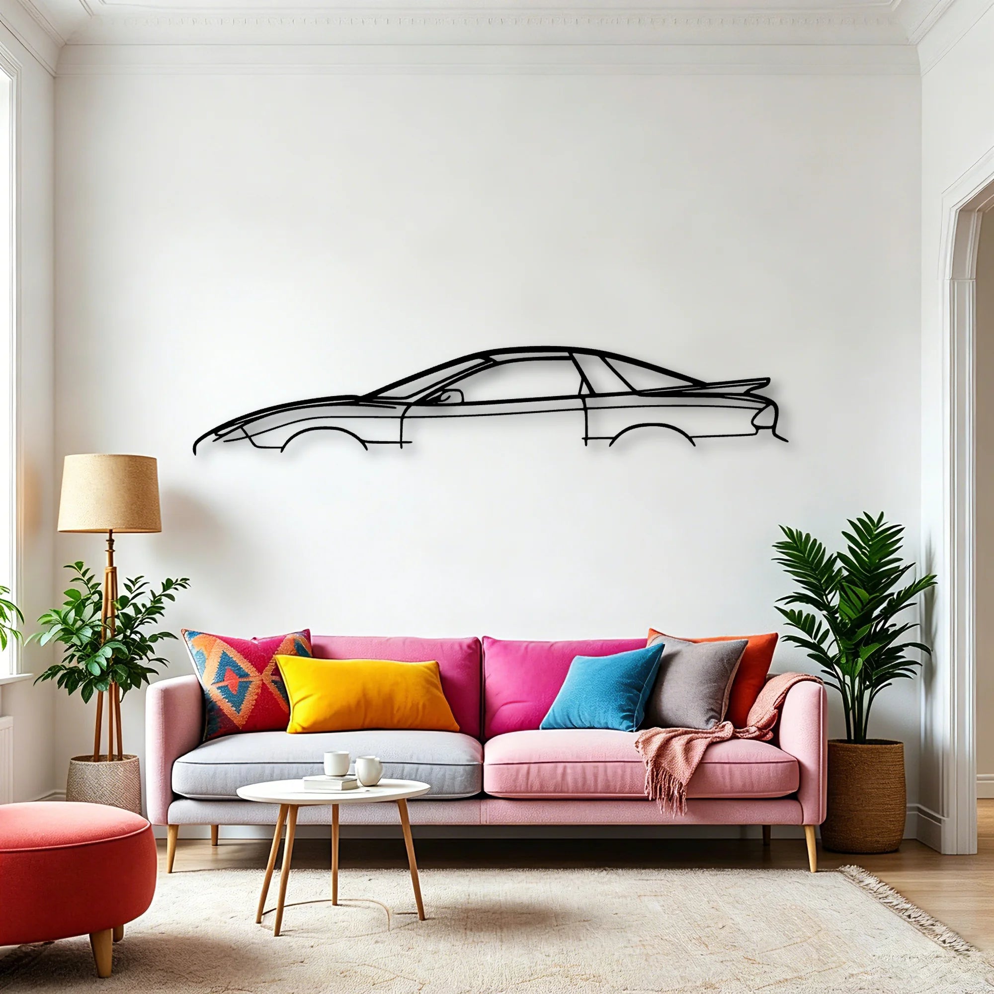 Trans Am 2002 Classic Silhouette Metal Wall Art - Automotive Garage Decor