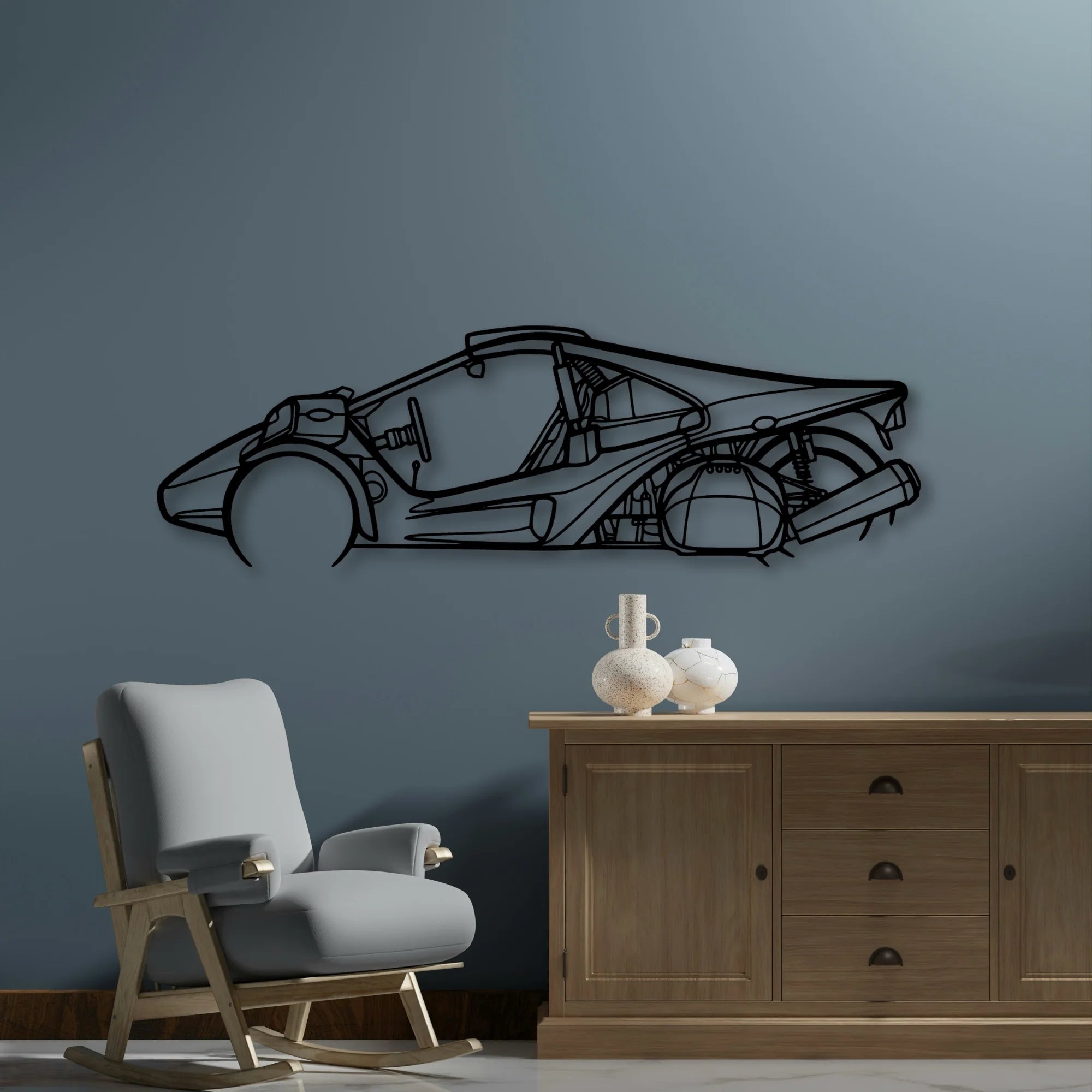 Trex 2022 Classic Silhouette Metal Wall Art - Automotive Garage Decor