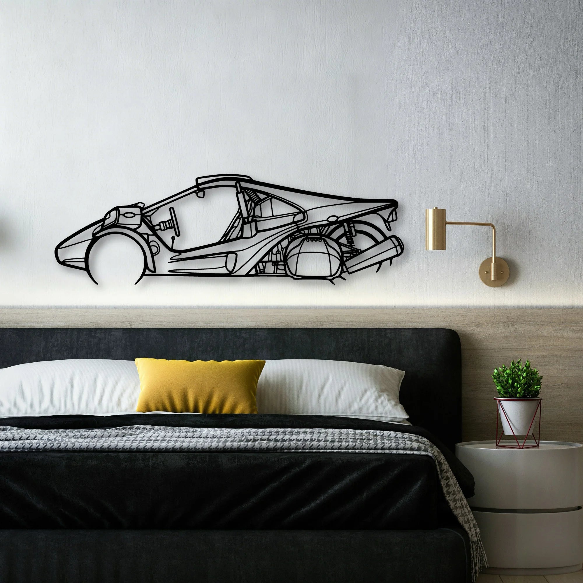 Trex 2022 Classic Silhouette Metal Wall Art - Automotive Garage Decor