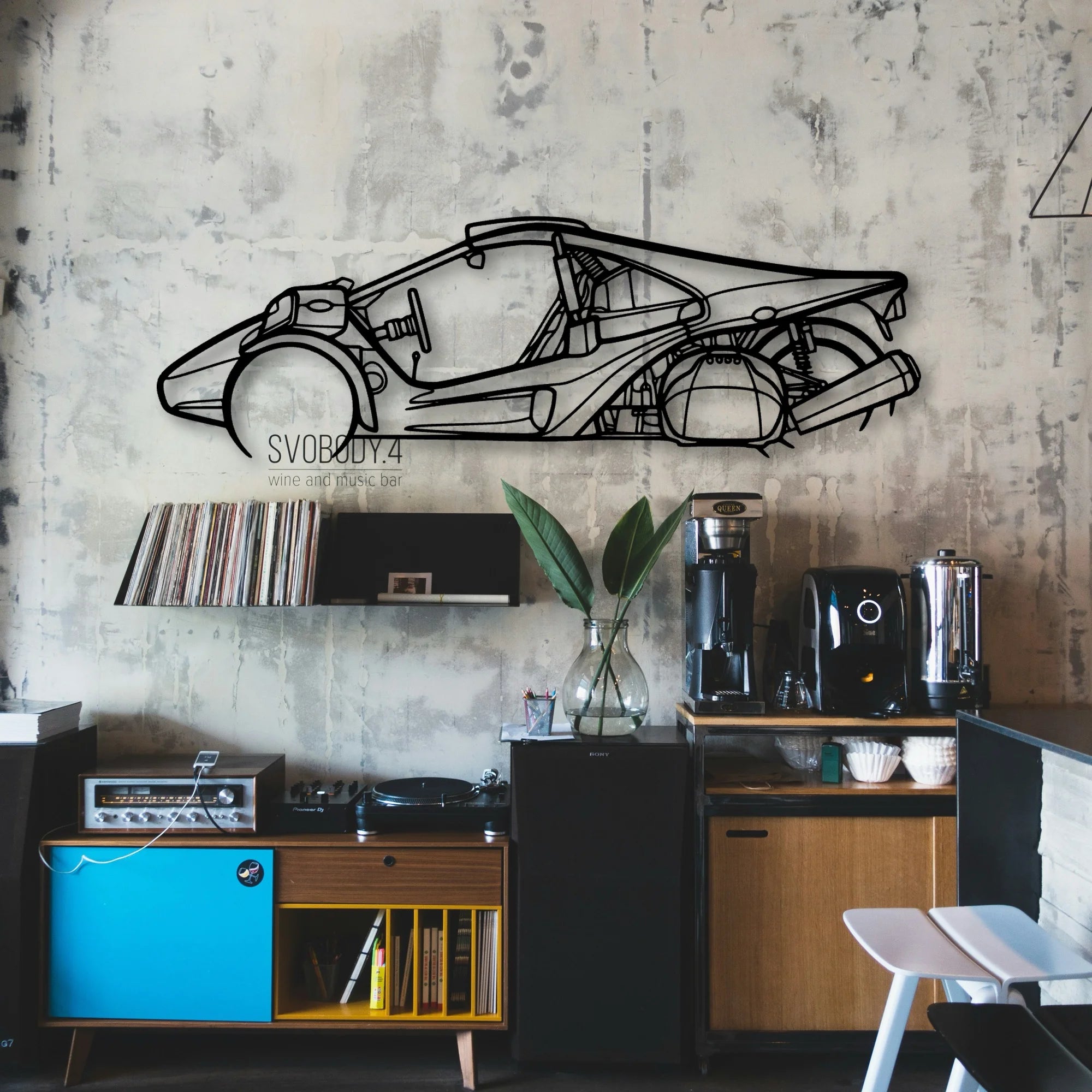 Trex 2022 Classic Silhouette Metal Wall Art - Automotive Garage Decor