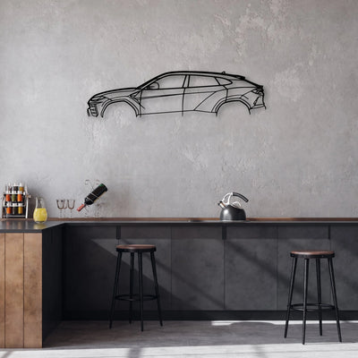 Urus 3 Classic Silhouette Metal Wall Art - Automotive Garage Decor