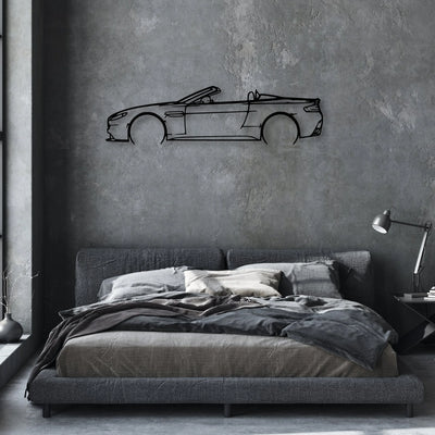 Vantage Volante GT 2016 Classic Silhouette Metal Wall Art - Automotive Garage Decor