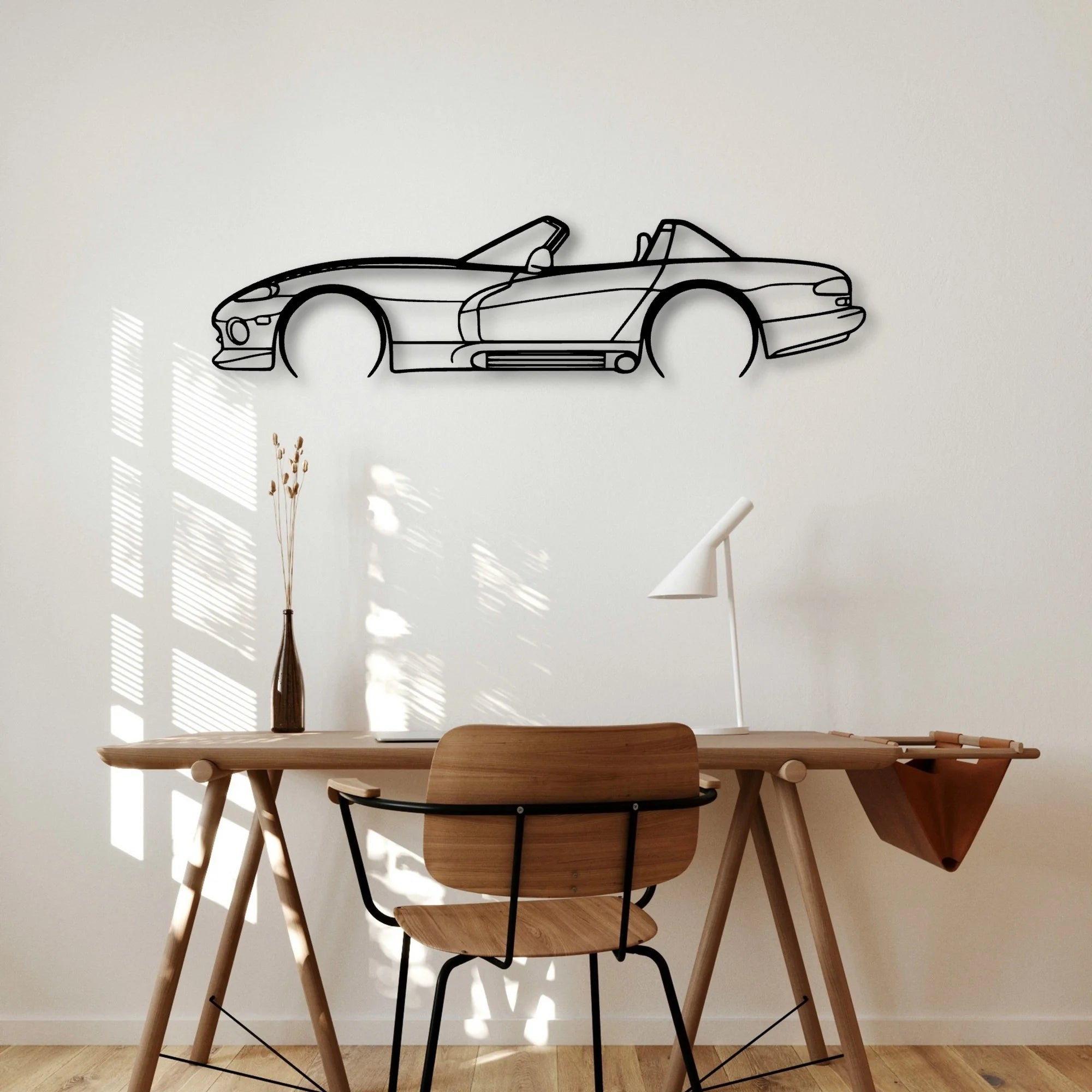 Viper 1993 RT10 Classic Silhouette Metal Wall Art - Automotive Garage Decor