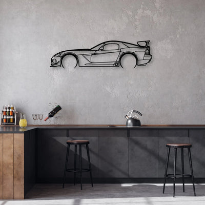 Viper ACR 2009 Classic Silhouette Metal Wall Art - Automotive Garage Decor