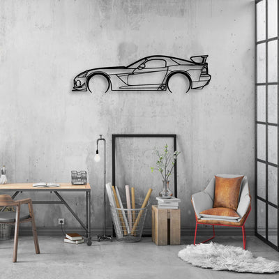 Viper ACR 2009 Classic Silhouette Metal Wall Art - Automotive Garage Decor