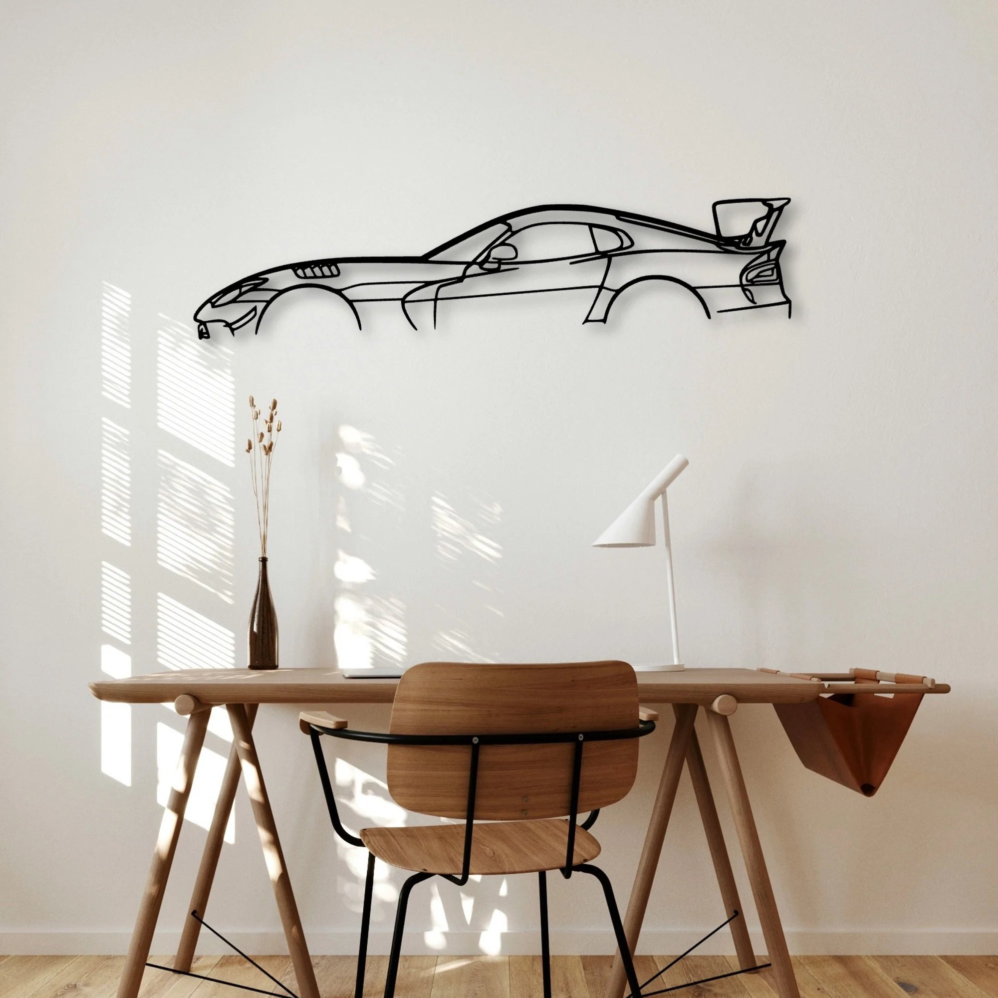 Viper ACR Gen 5 Classic Silhouette Metal Wall Art - Automotive Garage Decor