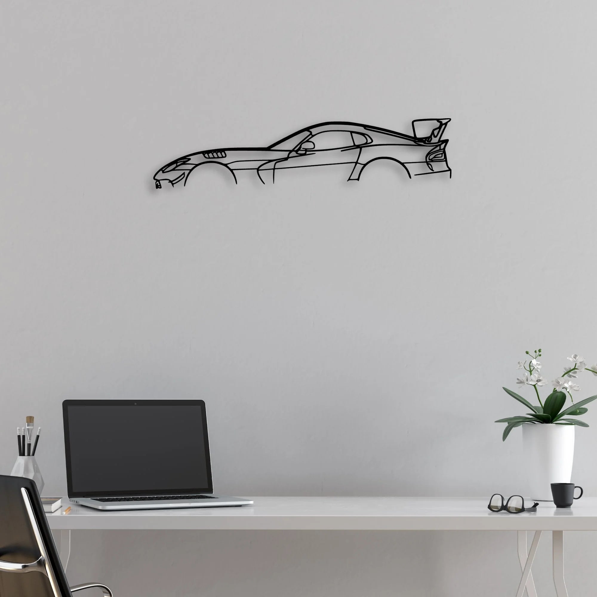 Viper ACR Gen 5 Classic Silhouette Metal Wall Art - Automotive Garage Decor