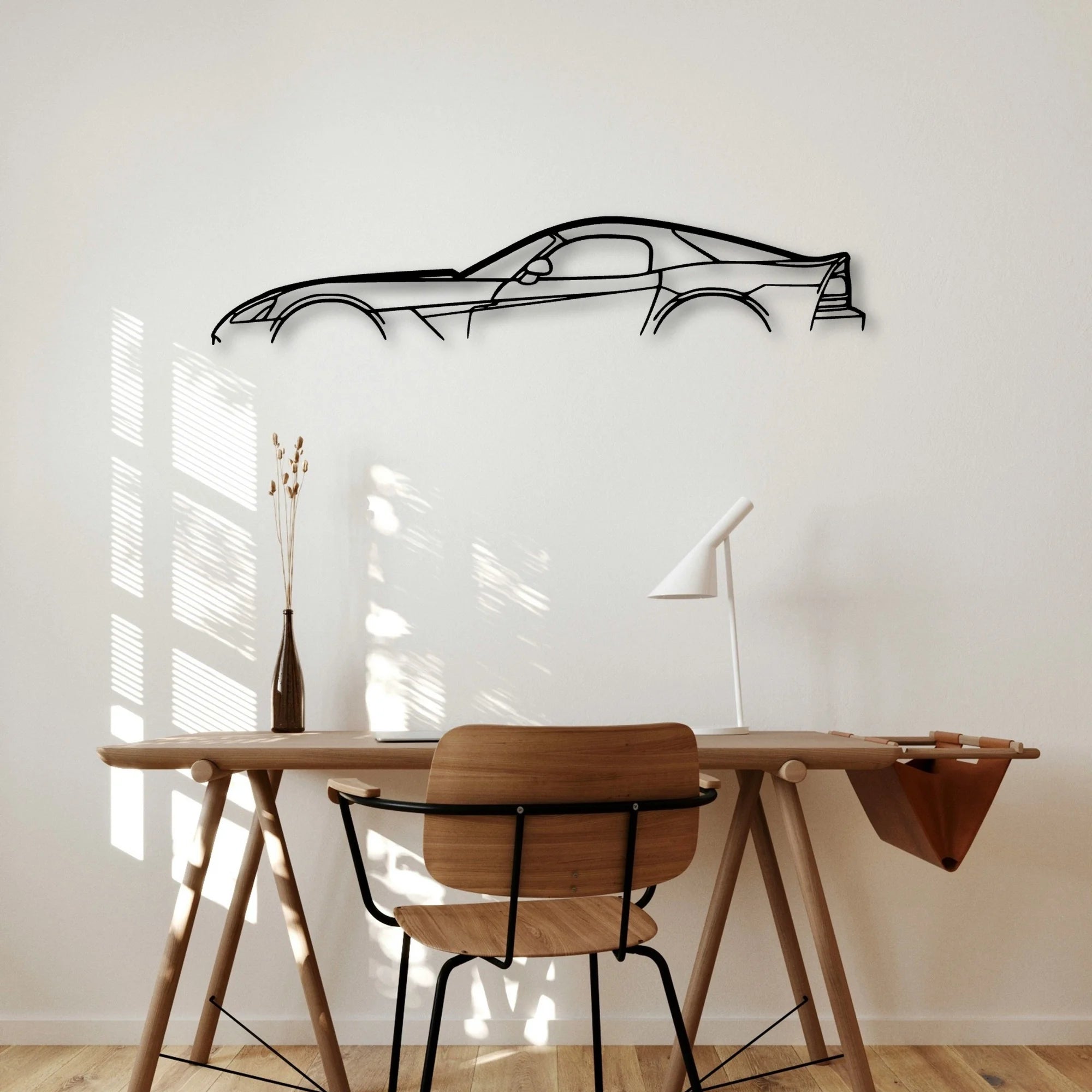 Viper SRT 10 2006 Classic Silhouette Metal Wall Art - Automotive Garage Decor