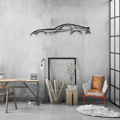 Viper SRT 10 2006 Classic Silhouette Metal Wall Art - Automotive Garage Decor