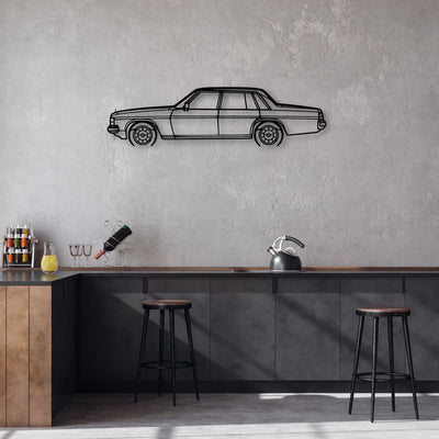 WB Caprice 1981 Classic Silhouette Metal Wall Art - Automotive Garage Decor