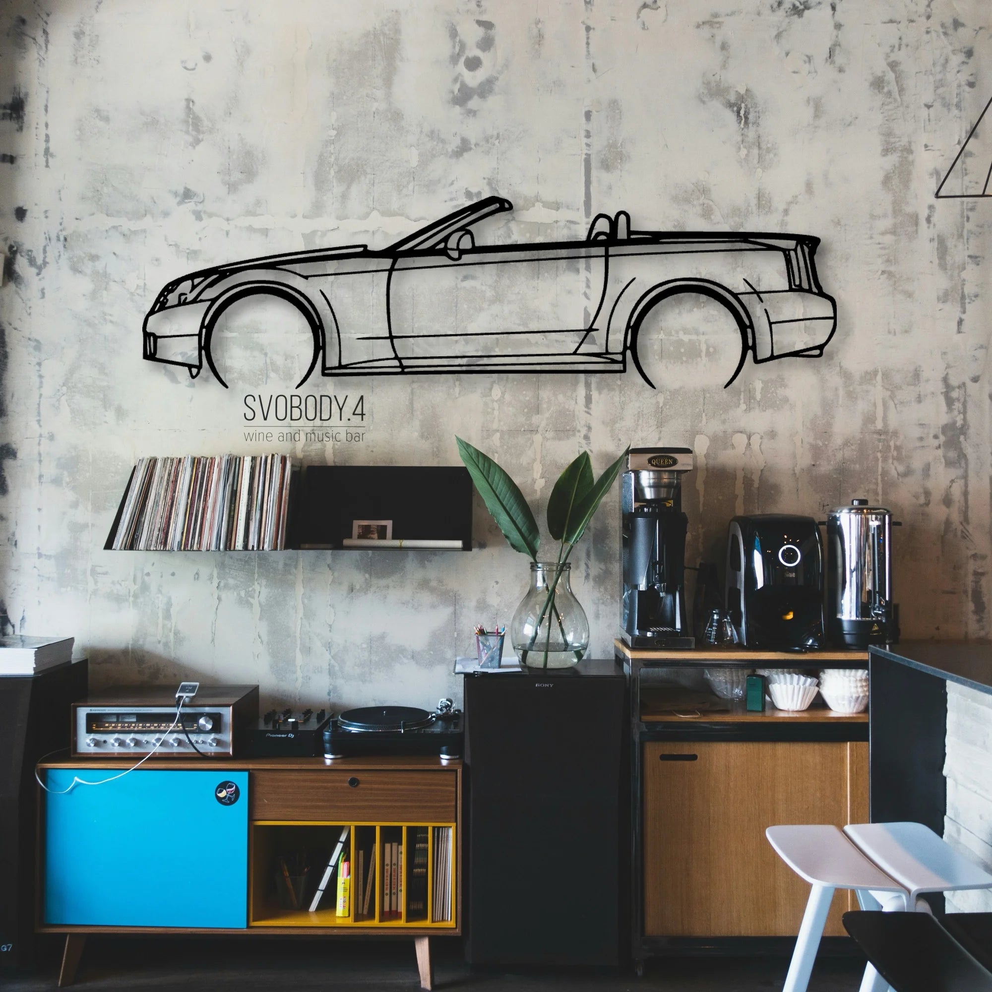X V 2006 Classic Silhouette Metal Wall Art - Automotive Garage Decor