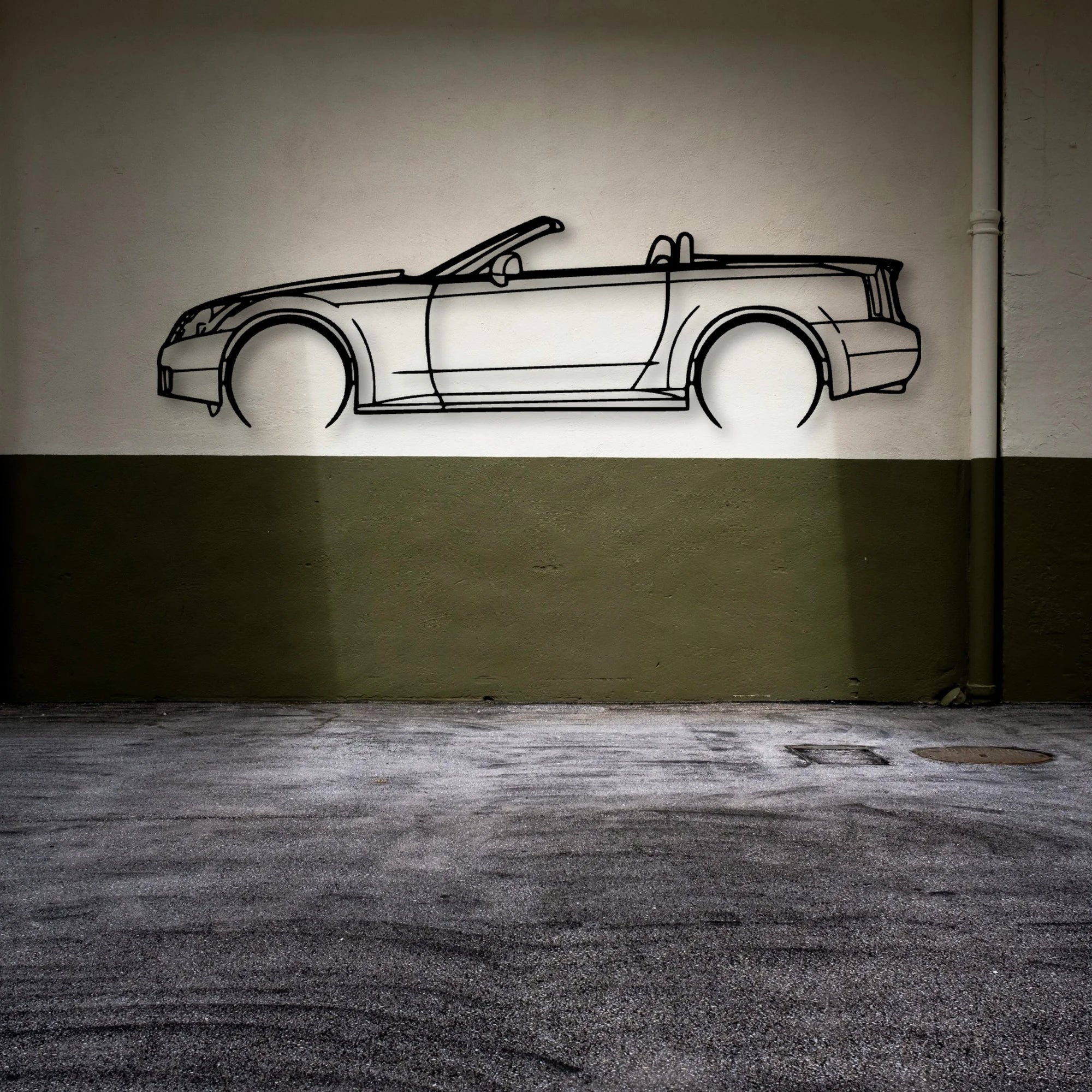 X V 2006 Classic Silhouette Metal Wall Art - Automotive Garage Decor