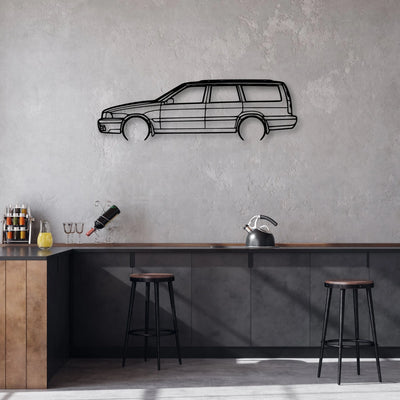 XC70 1999 Classic Silhouette Metal Wall Art - Automotive Garage Decor