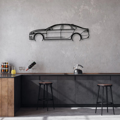 XF-R 2016 Classic Silhouette Metal Wall Art - Automotive Garage Decor