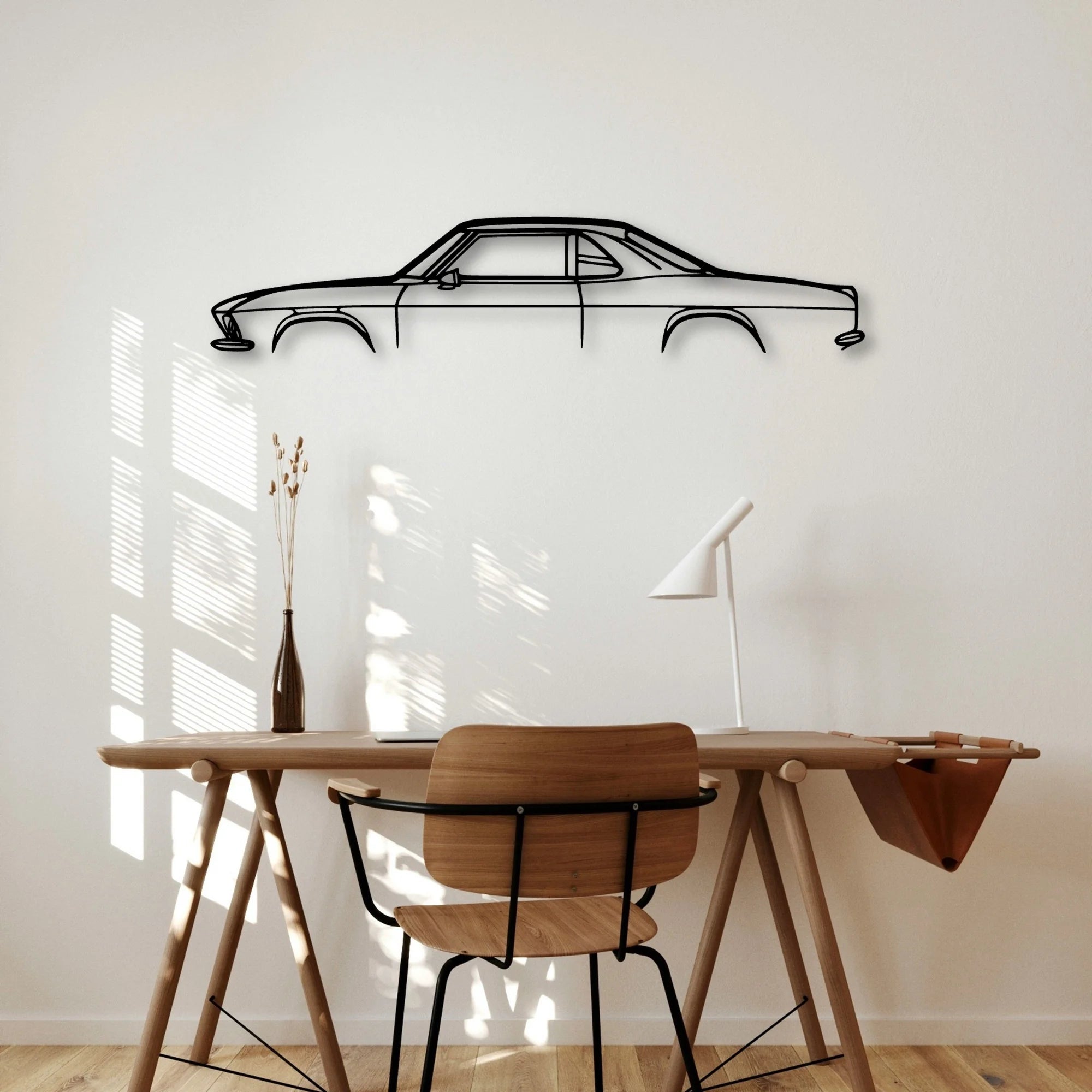 Yenko Stinger 1967 Classic Silhouette Metal Wall Art - Automotive Garage Decor