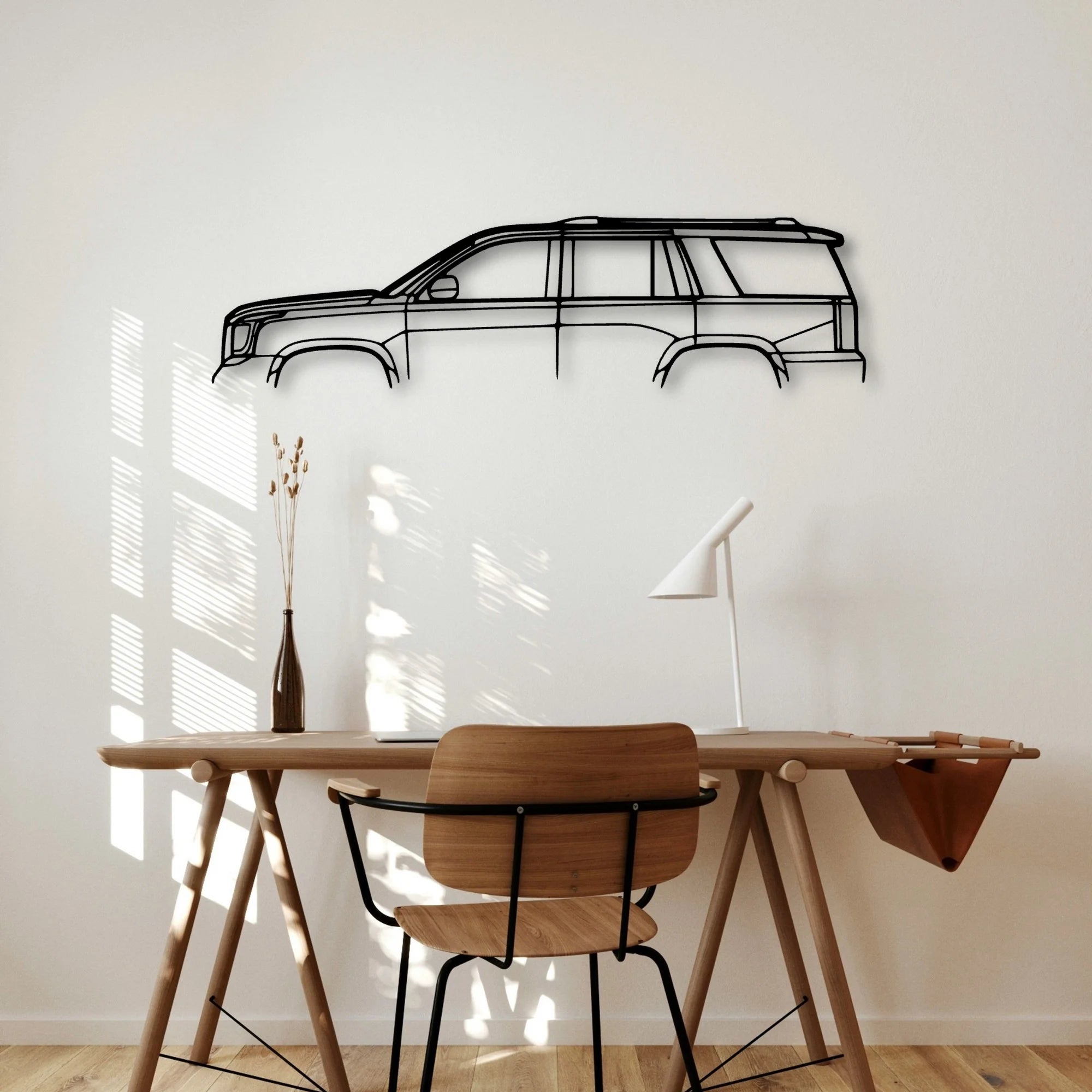 Yuk Denali 2016 Classic Silhouette Metal Wall Art - Automotive Garage Decor