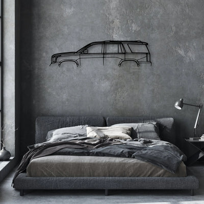 Yuk Denali 2016 Classic Silhouette Metal Wall Art - Automotive Garage Decor