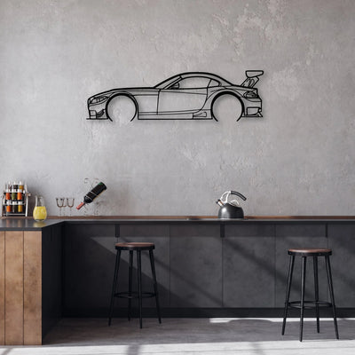 Z4 E89 GT3 Classic Silhouette Metal Wall Art - Automotive Garage Decor
