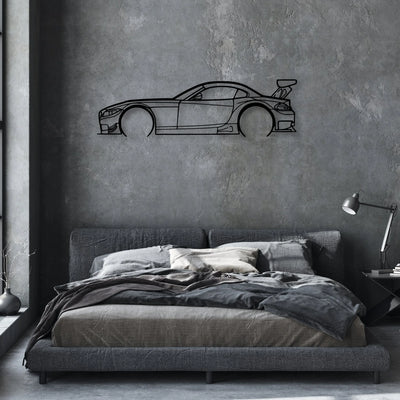 Z4 E89 GT3 Classic Silhouette Metal Wall Art - Automotive Garage Decor