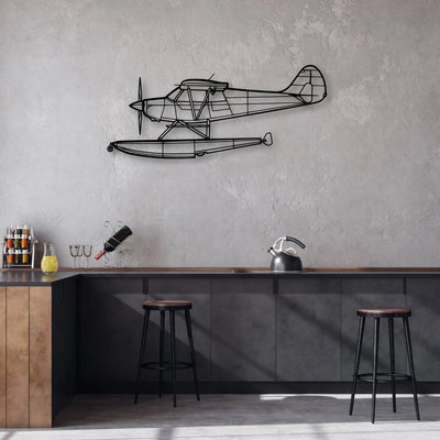 A-1B 1999 Classic Aircraft Silhouette Metal Wall Art - Aviation Hangar Decor