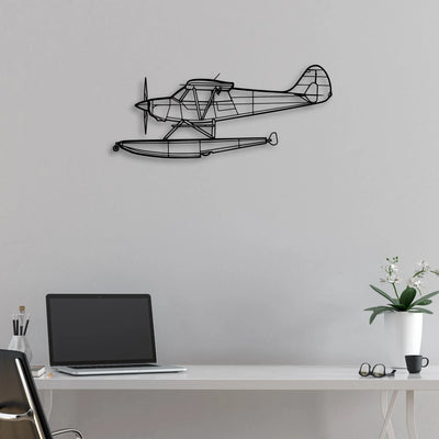 A-1B 1999 Classic Aircraft Silhouette Metal Wall Art - Aviation Hangar Decor