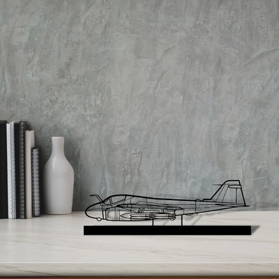 a-6-intruder-3 Silhouette Metal Art Stand - Aero Silhouette