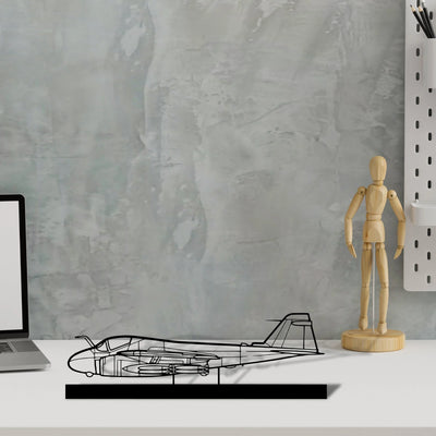 a-6-intruder-3 Silhouette Metal Art Stand - Aero Silhouette