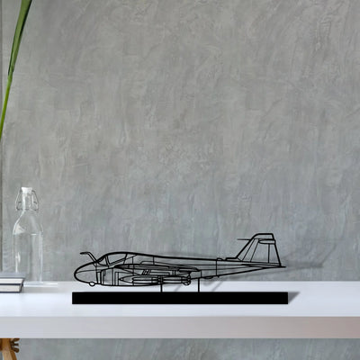 a-6-intruder Silhouette Metal Art Stand - Aero Silhouette