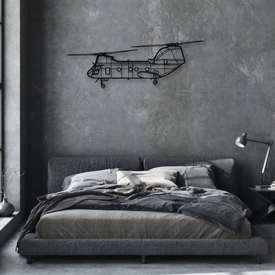A Star BA-2 Classic Aircraft Silhouette Metal Wall Art - Aviation Hangar Decor