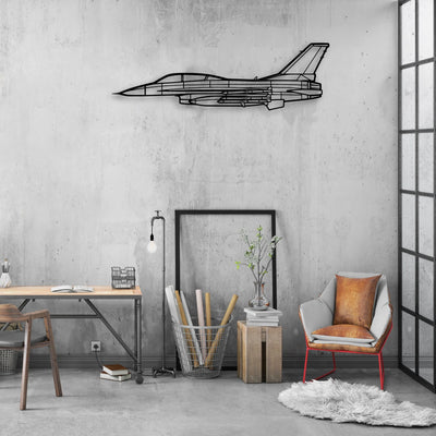 A185F Float Classic Aircraft Silhouette Metal Wall Art - Aviation Hangar Decor