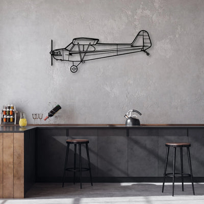 A330 200 Classic Aircraft Silhouette Metal Wall Art - Aviation Hangar Decor
