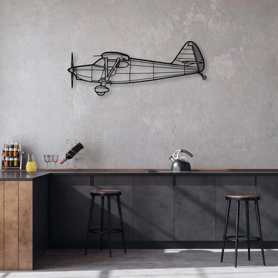 A350 3 Classic Aircraft Silhouette Metal Wall Art - Aviation Hangar Decor