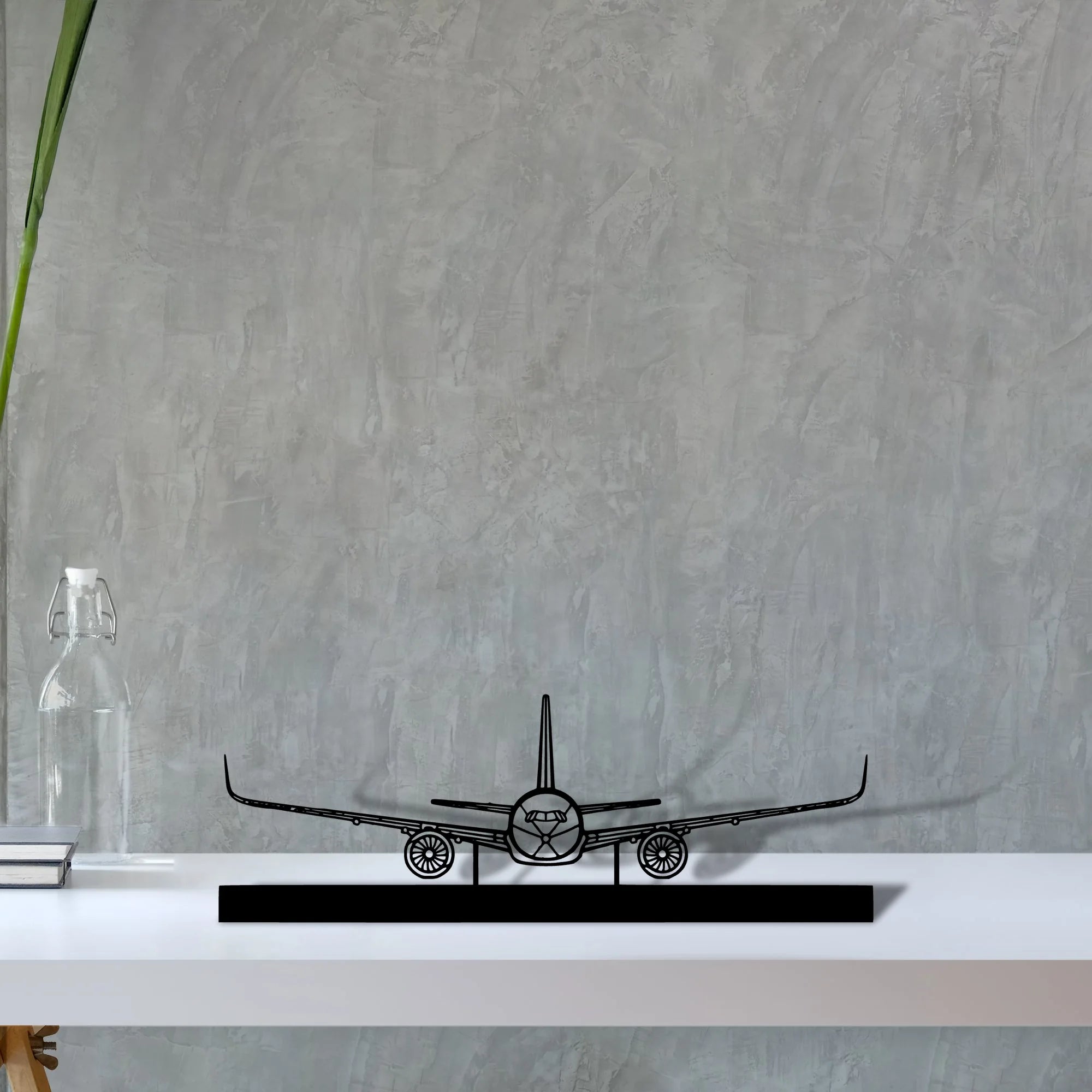 a350 Silhouette Metal Art Stand - Aero Silhouette