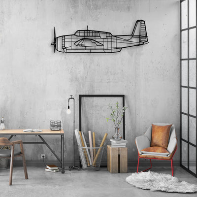 A400M Atlas Classic Aircraft Silhouette Metal Wall Art - Aviation Hangar Decor