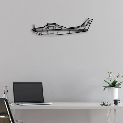 AC-130J Ghostrider 3 Classic Aircraft Silhouette Metal Wall Art - Aviation Hangar Decor
