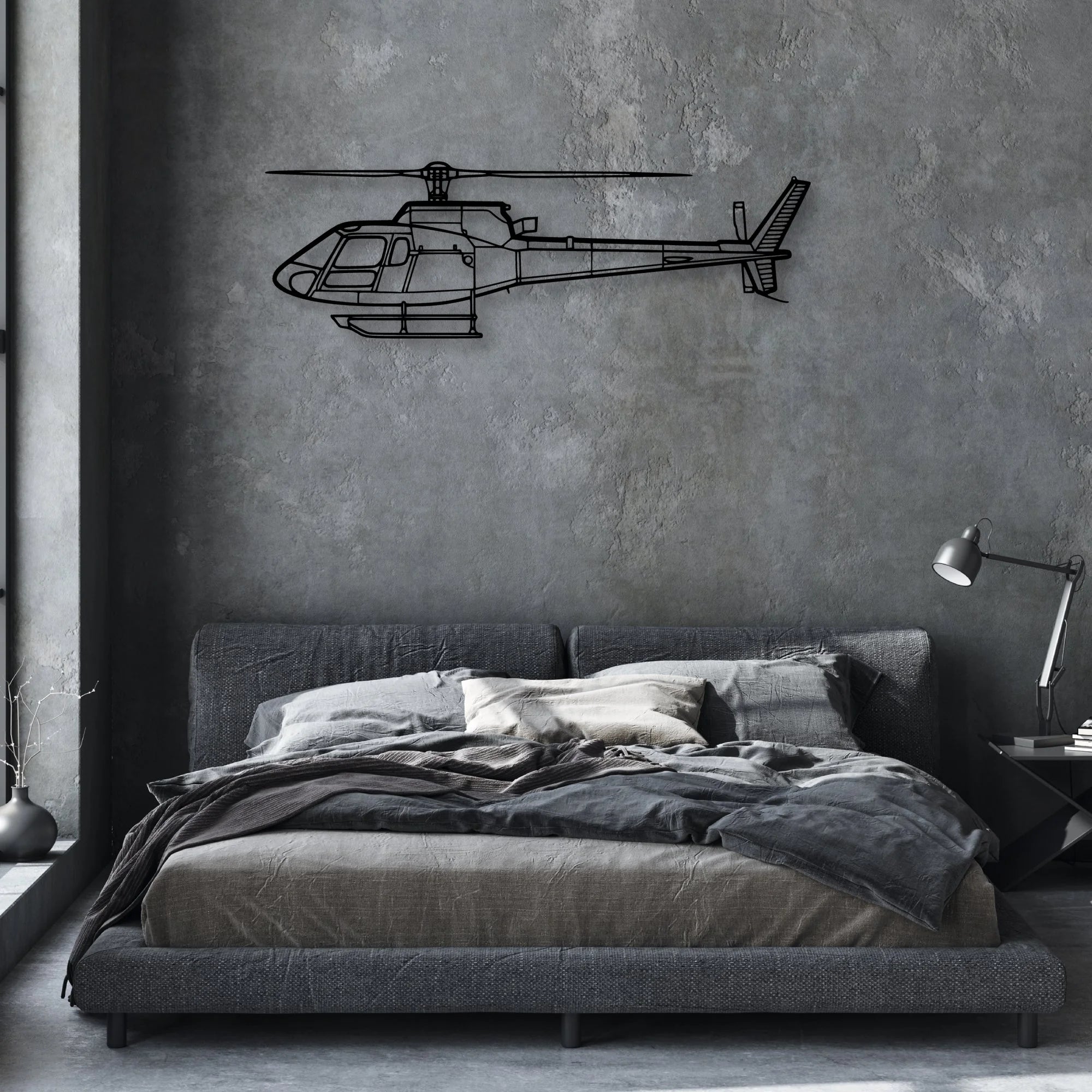 AC-130J Ghostrider 4 Classic Aircraft Silhouette Metal Wall Art - Aviation Hangar Decor