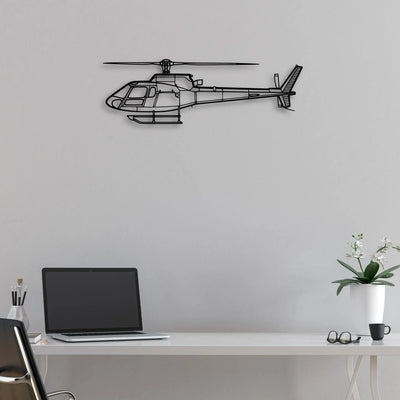 AC-130J Ghostrider 4 Classic Aircraft Silhouette Metal Wall Art - Aviation Hangar Decor