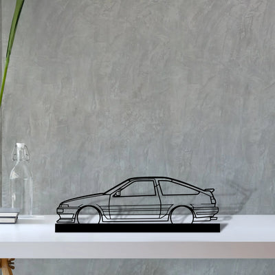 ae86 Silhouette Metal Art Stand - Aero Silhouette
