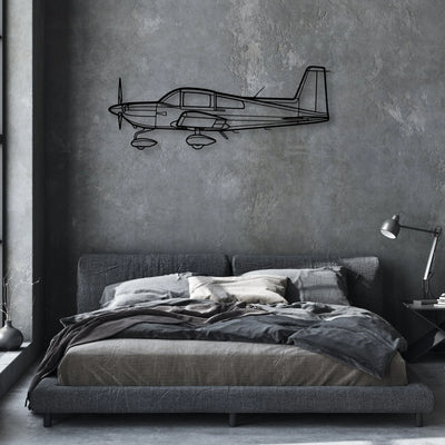 AG-5B Tiger 2 Classic Aircraft Silhouette Metal Wall Art - Aviation Hangar Decor