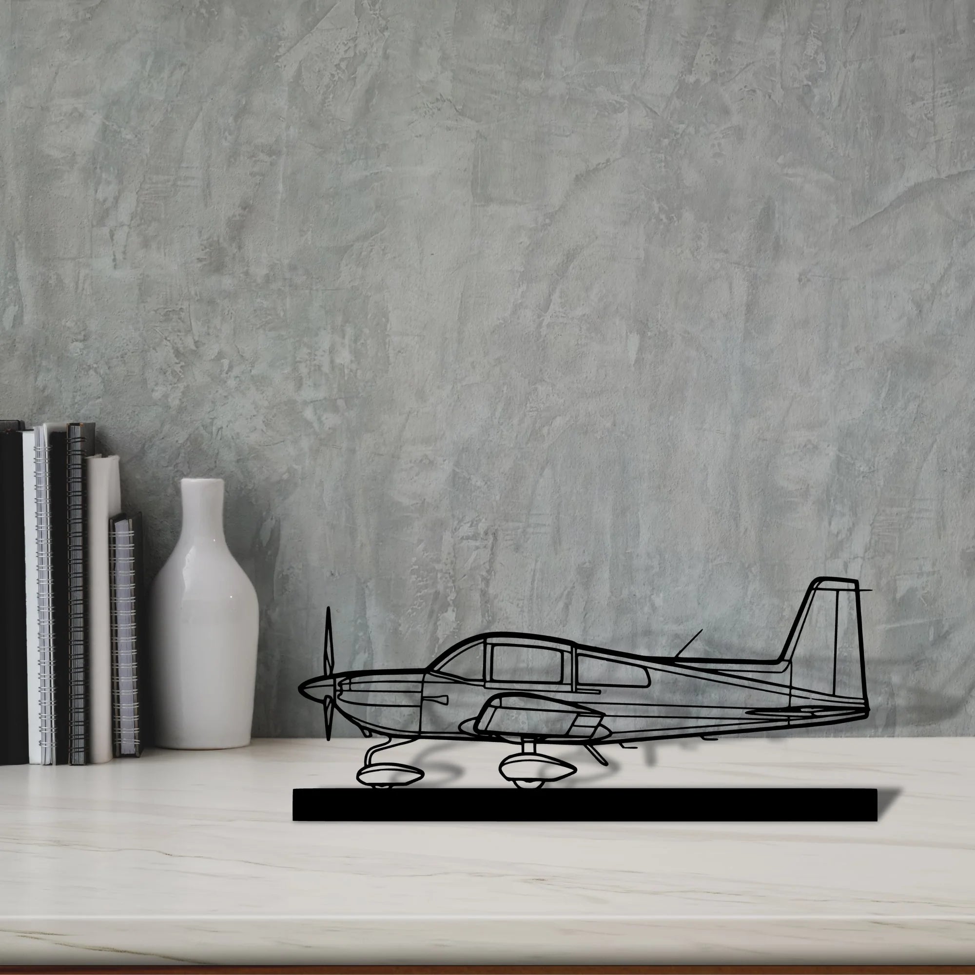 ag-5b-tiger Silhouette Metal Art Stand - Aero Silhouette