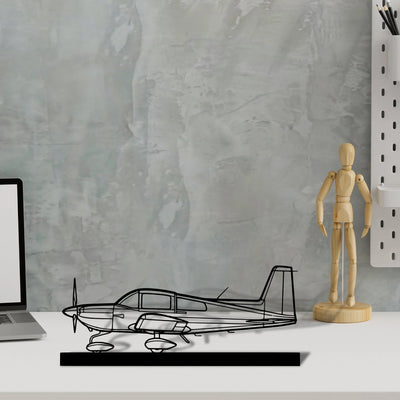 ag-5b-tiger Silhouette Metal Art Stand - Aero Silhouette