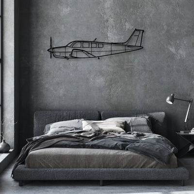AH-64D Apache 3 Classic Aircraft Silhouette Metal Wall Art - Aviation Hangar Decor