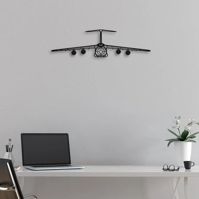 AH-64D Apache Classic Aircraft Silhouette Metal Wall Art - Aviation Hangar Decor