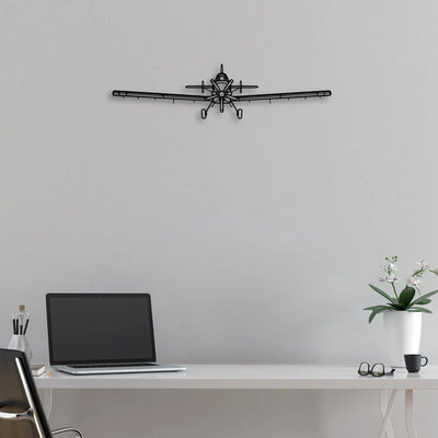 AT-802 Classic Aircraft Silhouette Metal Wall Art - Aviation Hangar Decor