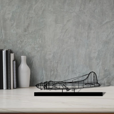 b-17 Silhouette Metal Art Stand - Aero Silhouette