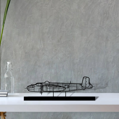 b25j Silhouette Metal Art Stand - Aero Silhouette